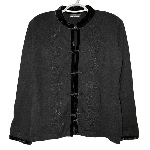 vintage Franco Valeri Chinese Inspired Sweater size M - Picture 6 of 7